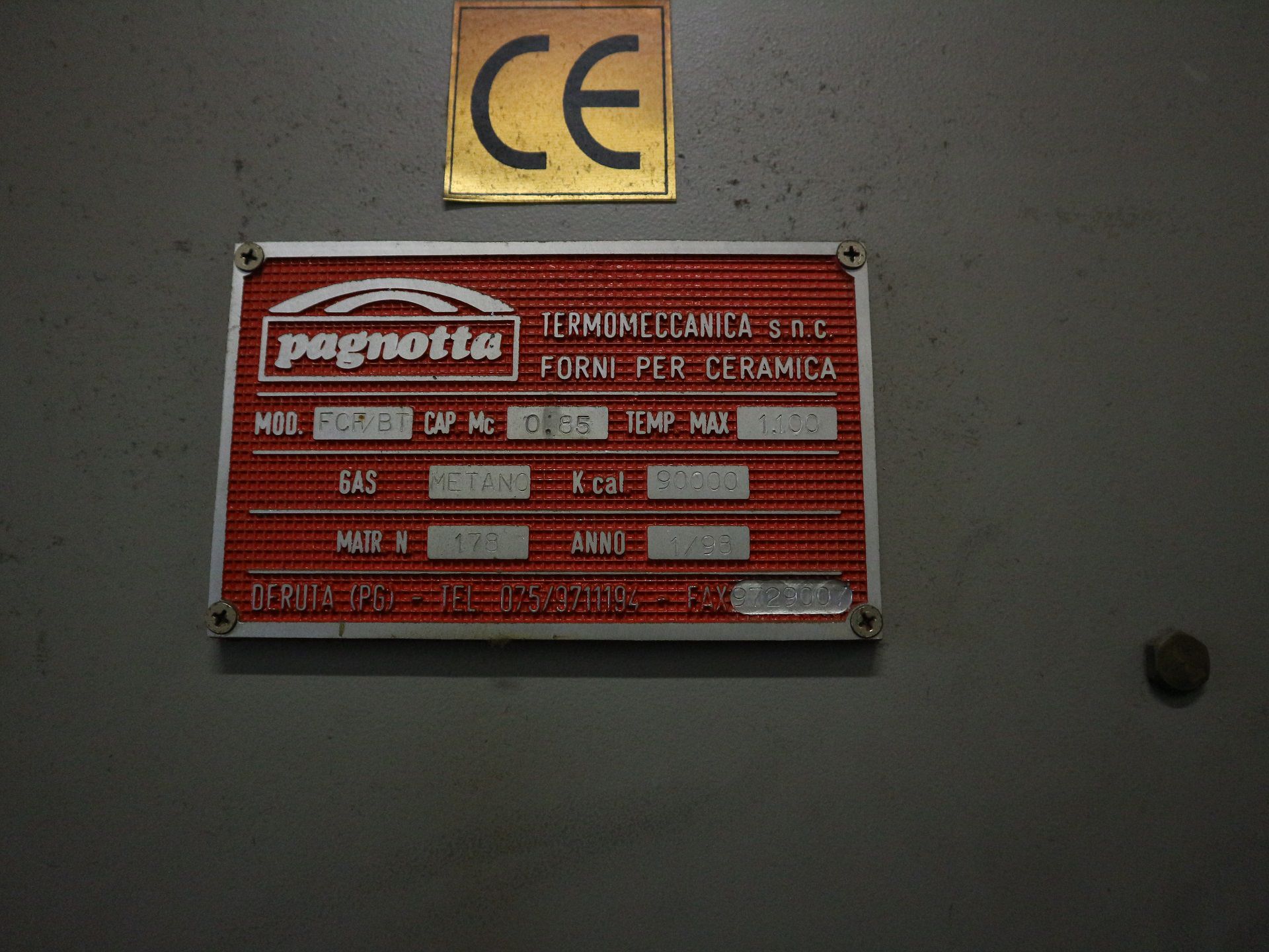 PAGNOTTA TERMOMECCANICA FCP/BT  1998